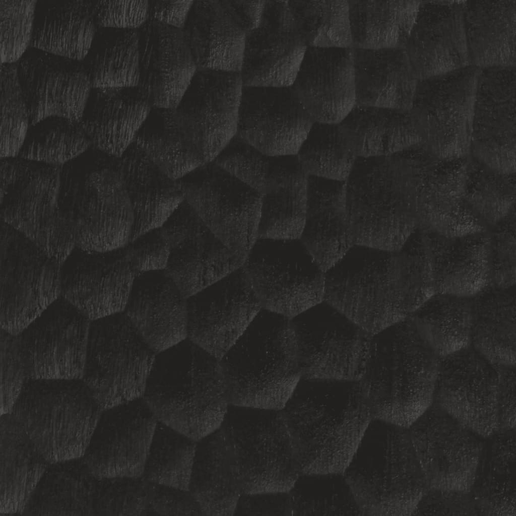 skab 90x33x75 cm massivt mangotræ sort