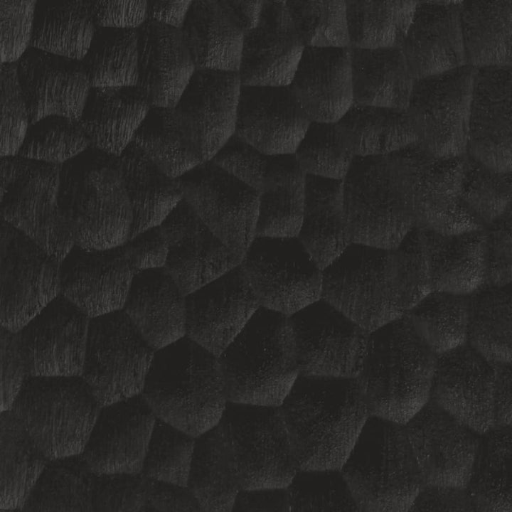 skab 90x33x75 cm massivt mangotræ sort