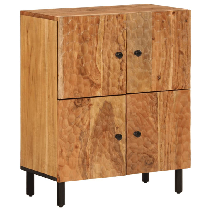 skab 60x33x75 cm massivt akacietræ