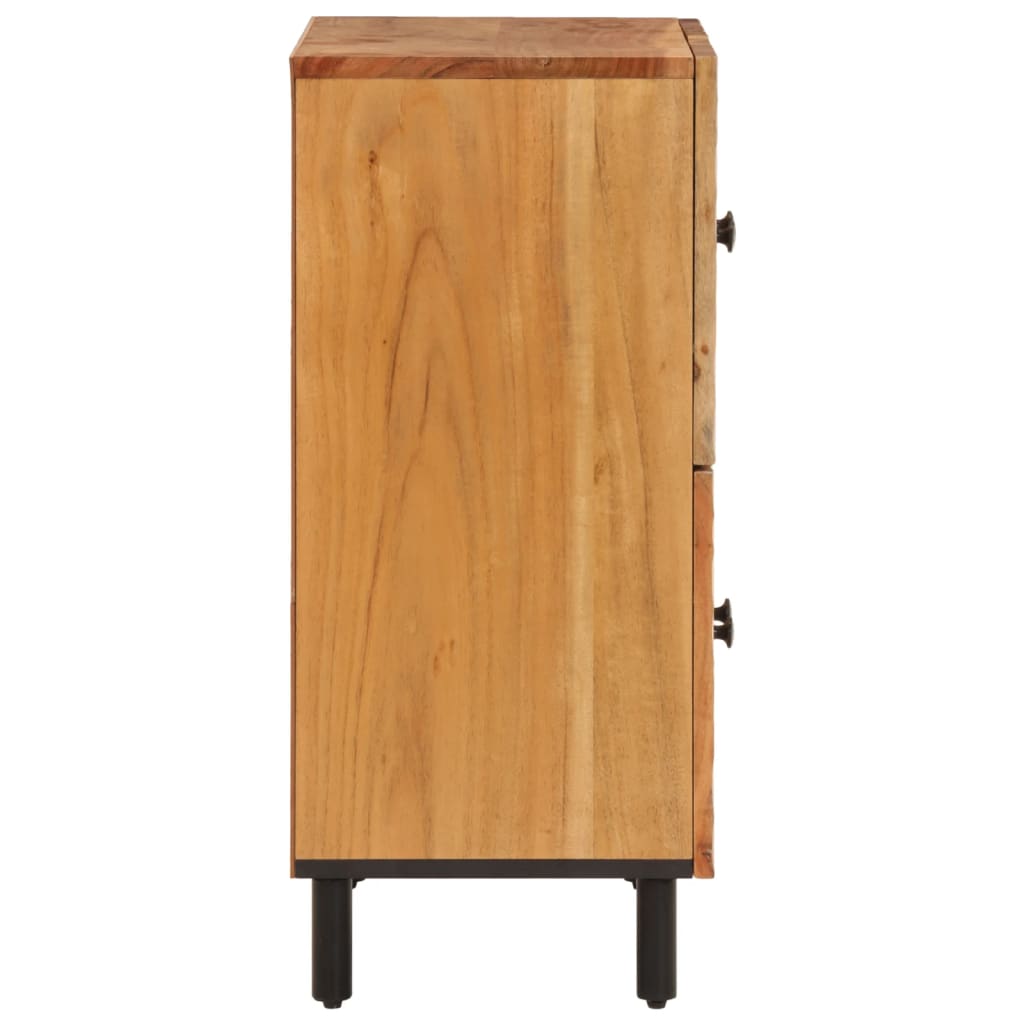skab 60x33x75 cm massivt akacietræ