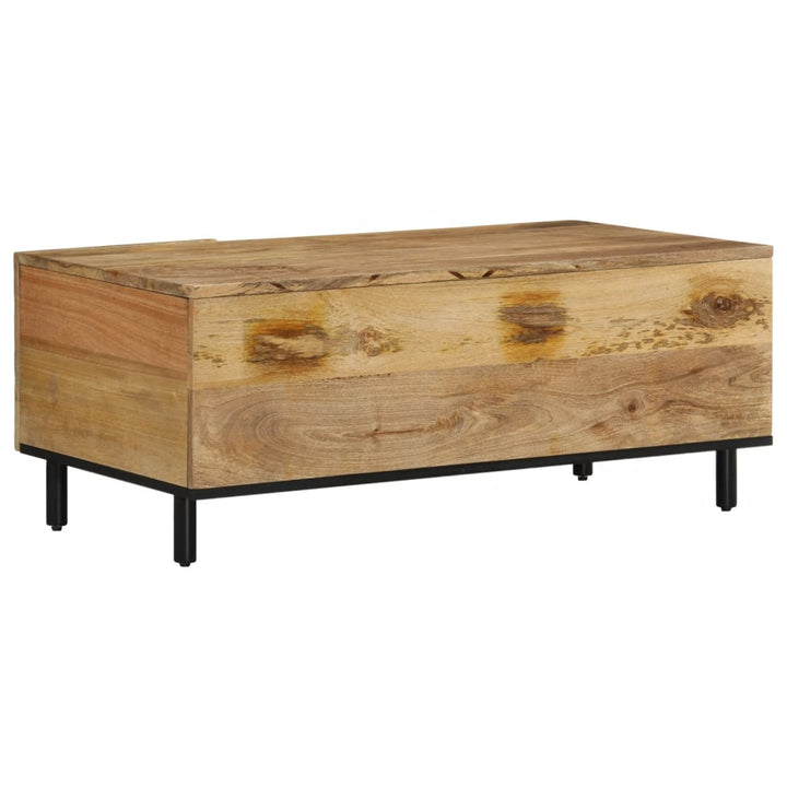 sofabord 100x54x40 cm massivt mangotræ