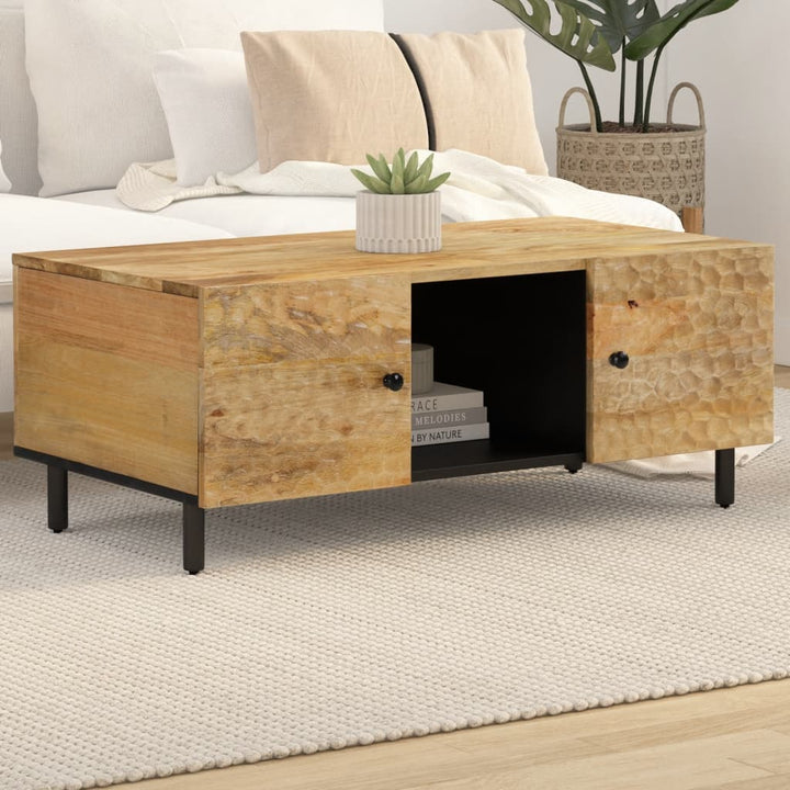 sofabord 100x54x40 cm massivt mangotræ