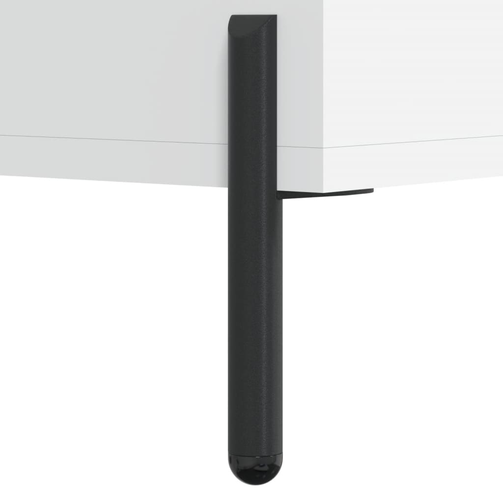 skab 90x34x80 cm konstrueret træ hvid