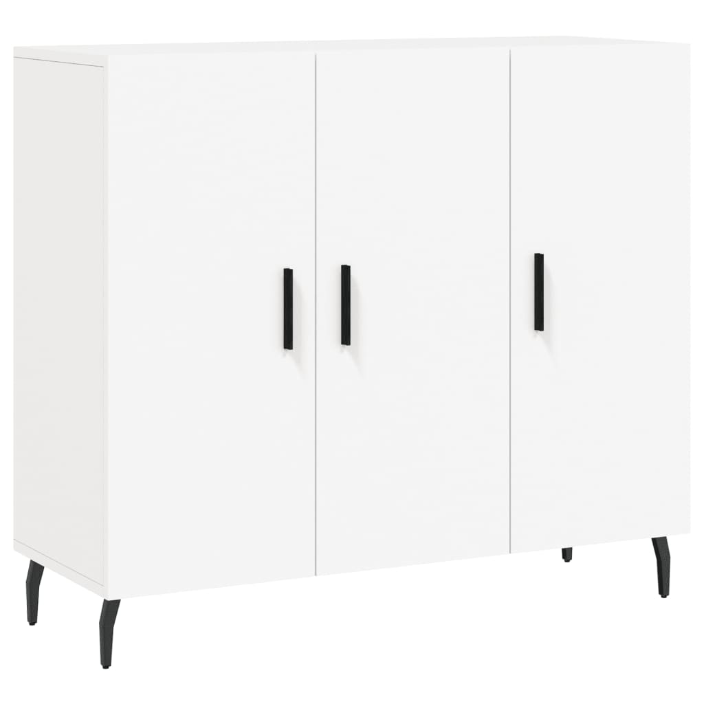 skab 90x34x80 cm konstrueret træ hvid