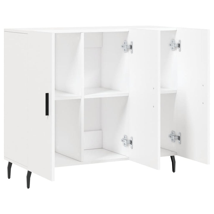 skab 90x34x80 cm konstrueret træ hvid