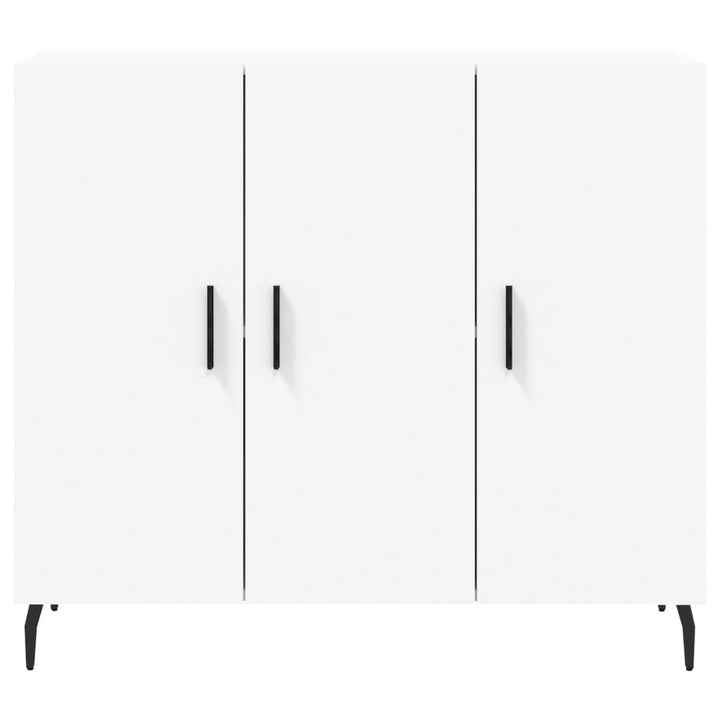 skab 90x34x80 cm konstrueret træ hvid