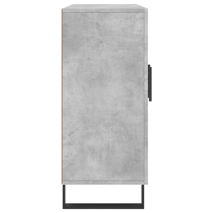 skab 90x34x80 cm konstrueret træ betongrå