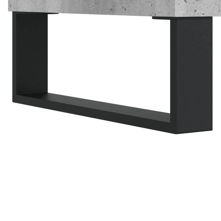 skab 90x34x80 cm konstrueret træ betongrå