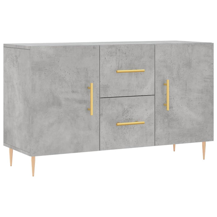 skænk 100x36x60 cm konstrueret træ betongrå
