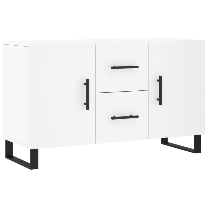 skænk 100x36x60 cm konstrueret træ hvid
