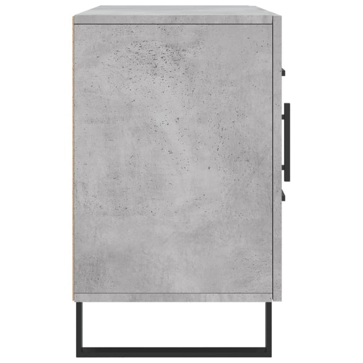 skænk 100x36x60 cm konstrueret træ betongrå