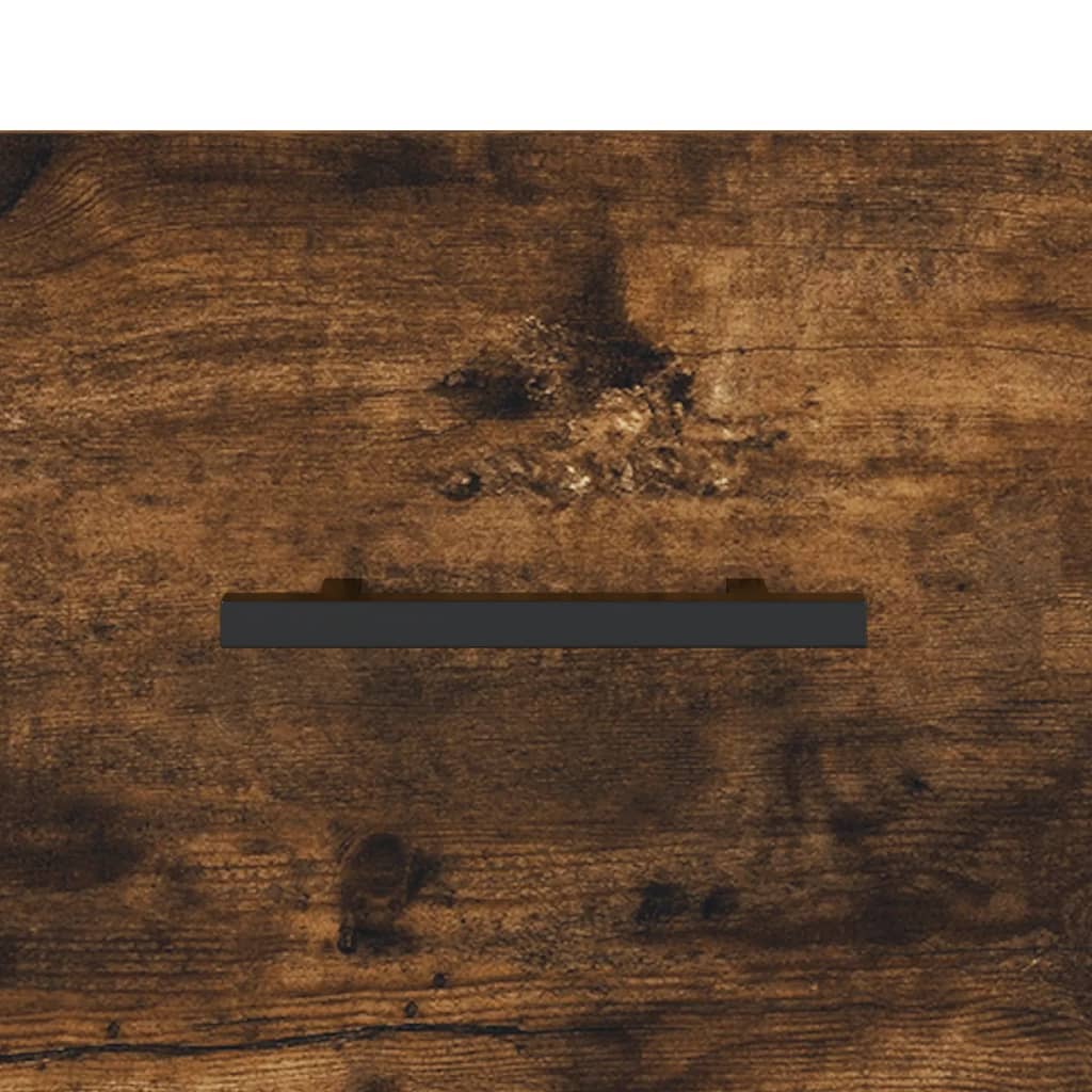skænk 100x36x60 cm konstrueret træ røget egetræsfarve