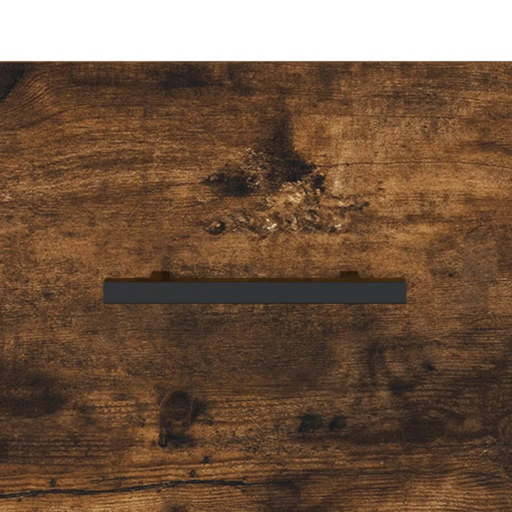 skænk 100x36x60 cm konstrueret træ røget egetræsfarve