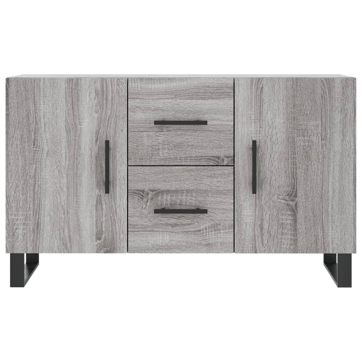 skænk 100x36x60 cm konstrueret træ grå sonoma-eg