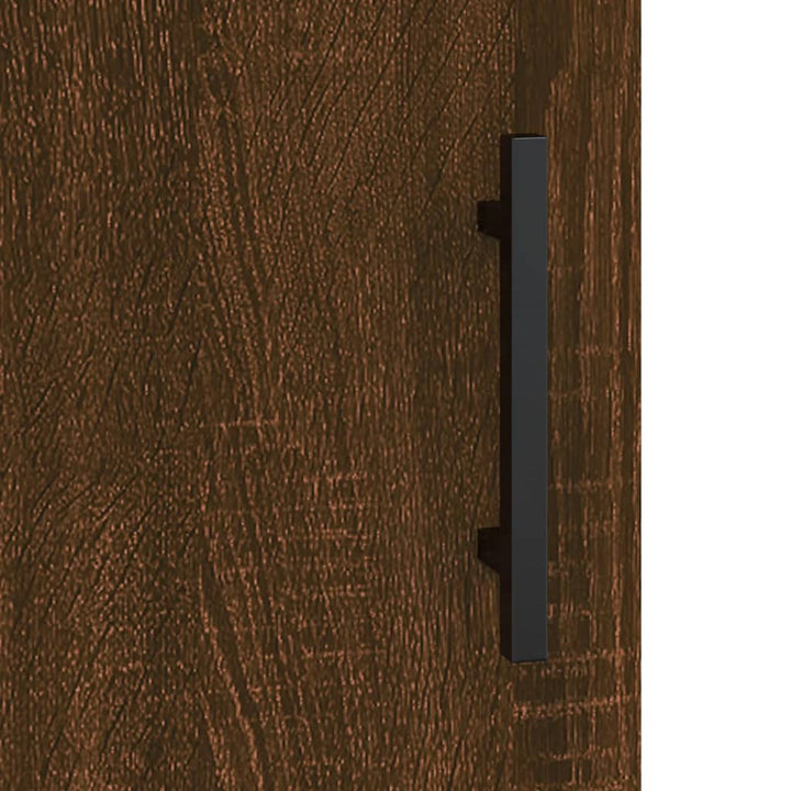 skænk 100x36x60 cm konstrueret træ brun egetræsfarve