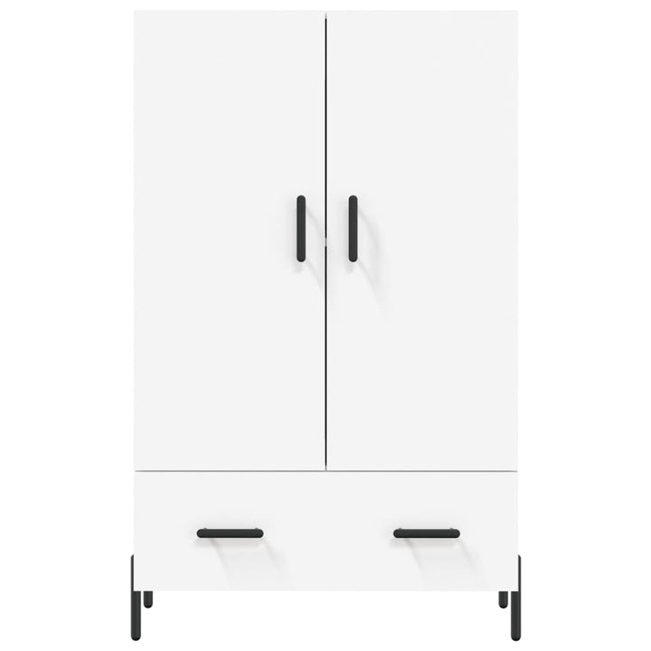 skab 69,5x31x115 cm konstrueret træ hvid