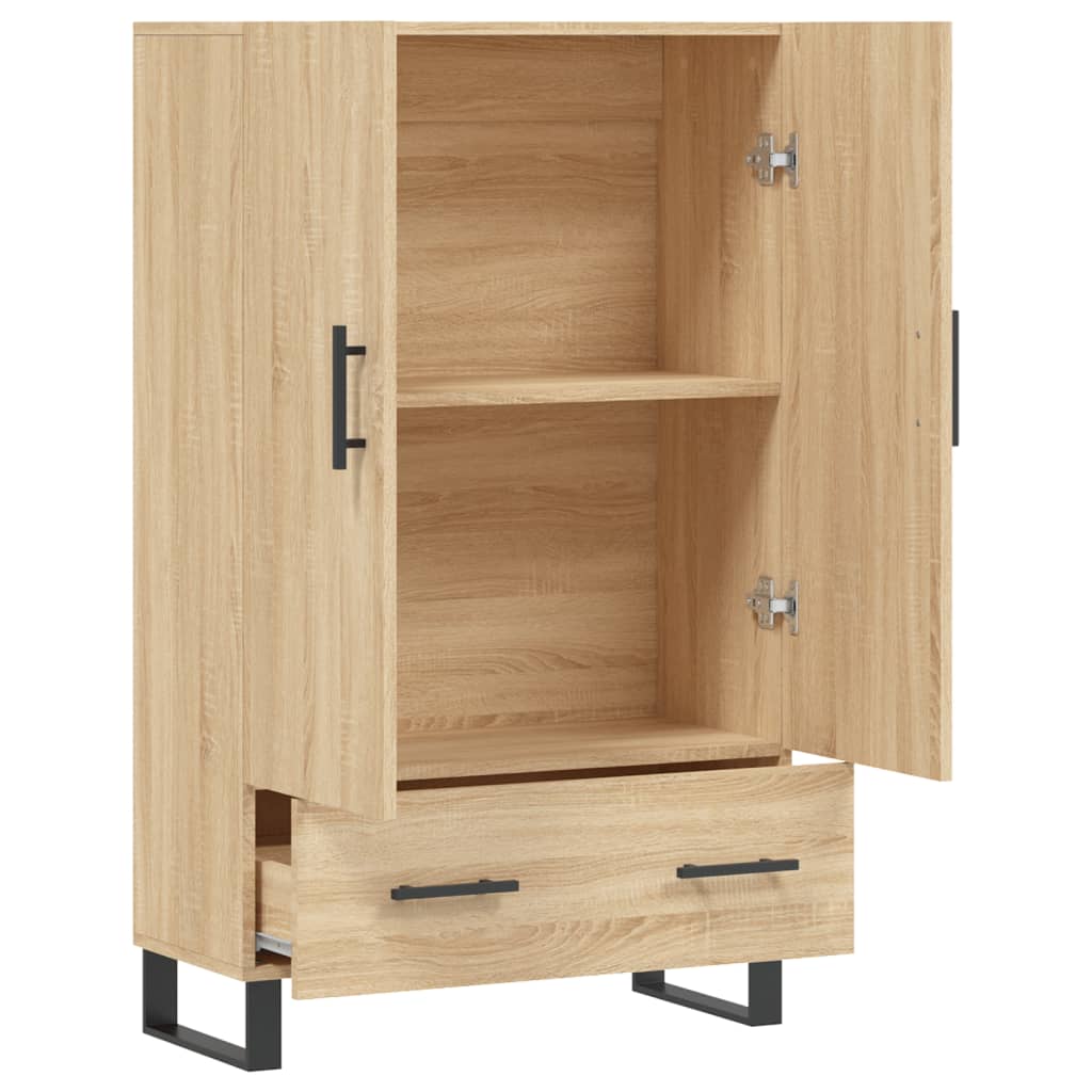 skab 69,5x31x115 cm konstrueret træ sonoma-eg