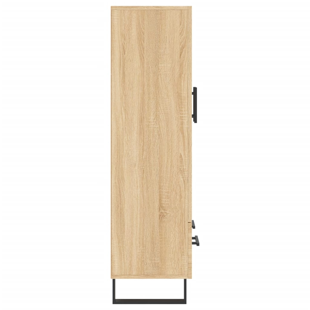 skab 69,5x31x115 cm konstrueret træ sonoma-eg