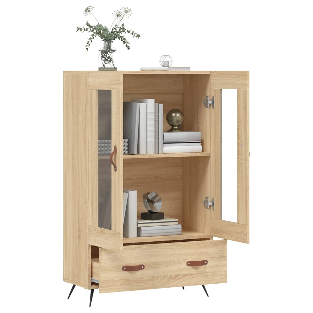 skab 69,5x31x115 cm konstrueret træ sonoma-eg