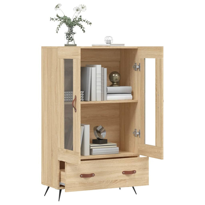 skab 69,5x31x115 cm konstrueret træ sonoma-eg