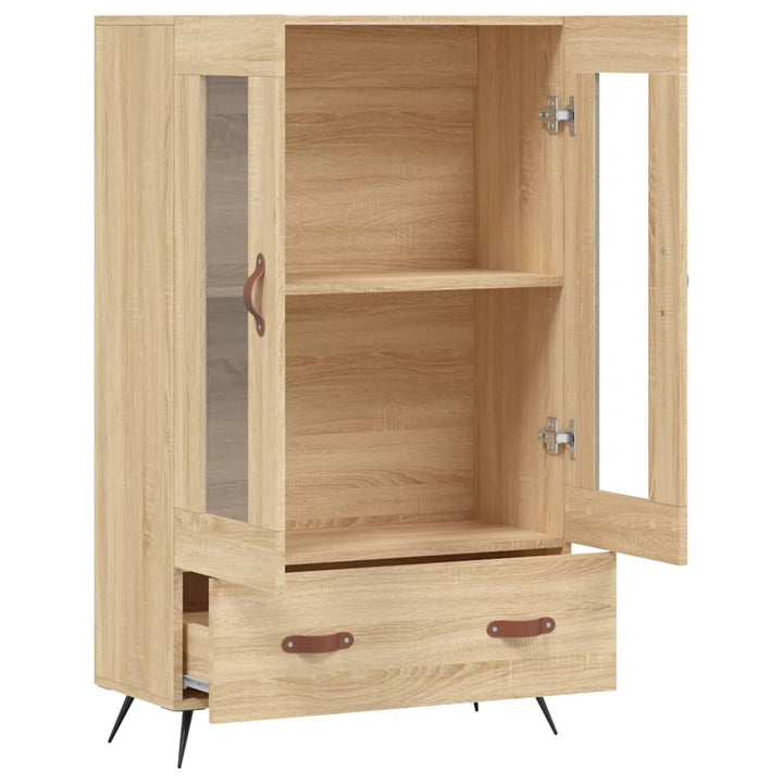 skab 69,5x31x115 cm konstrueret træ sonoma-eg