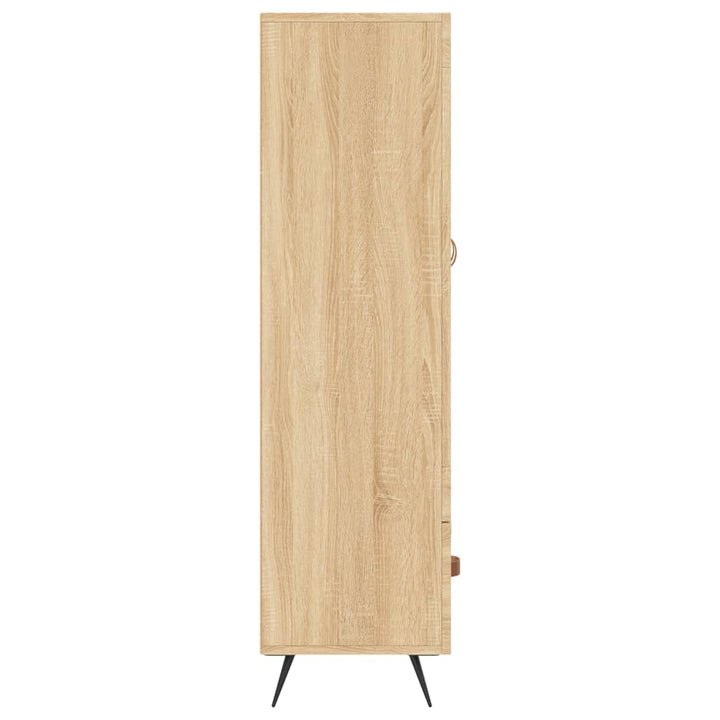 skab 69,5x31x115 cm konstrueret træ sonoma-eg