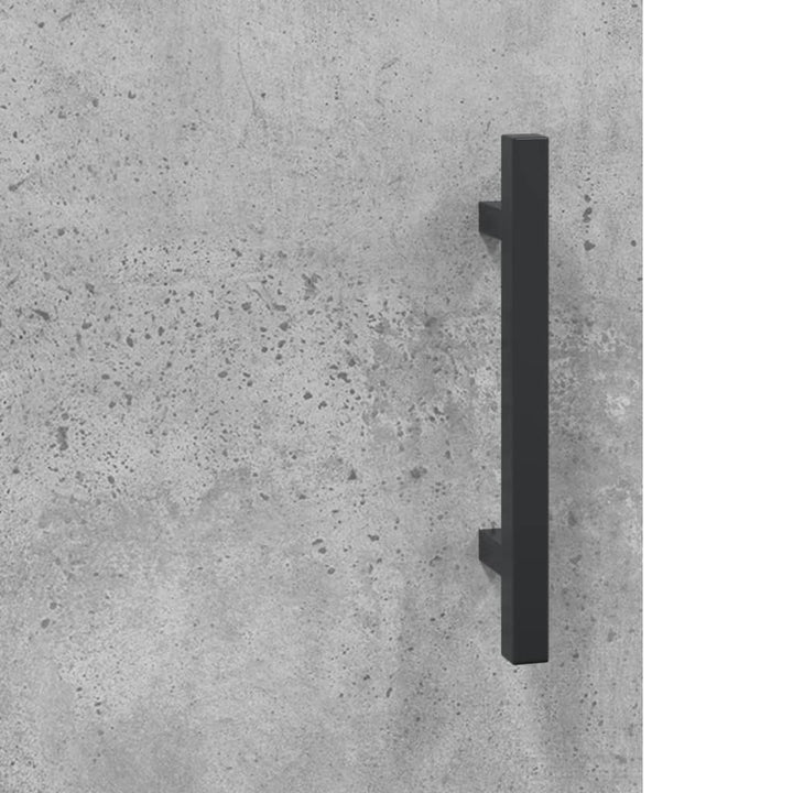 skab 69,5x31x115 cm konstrueret træ betongrå