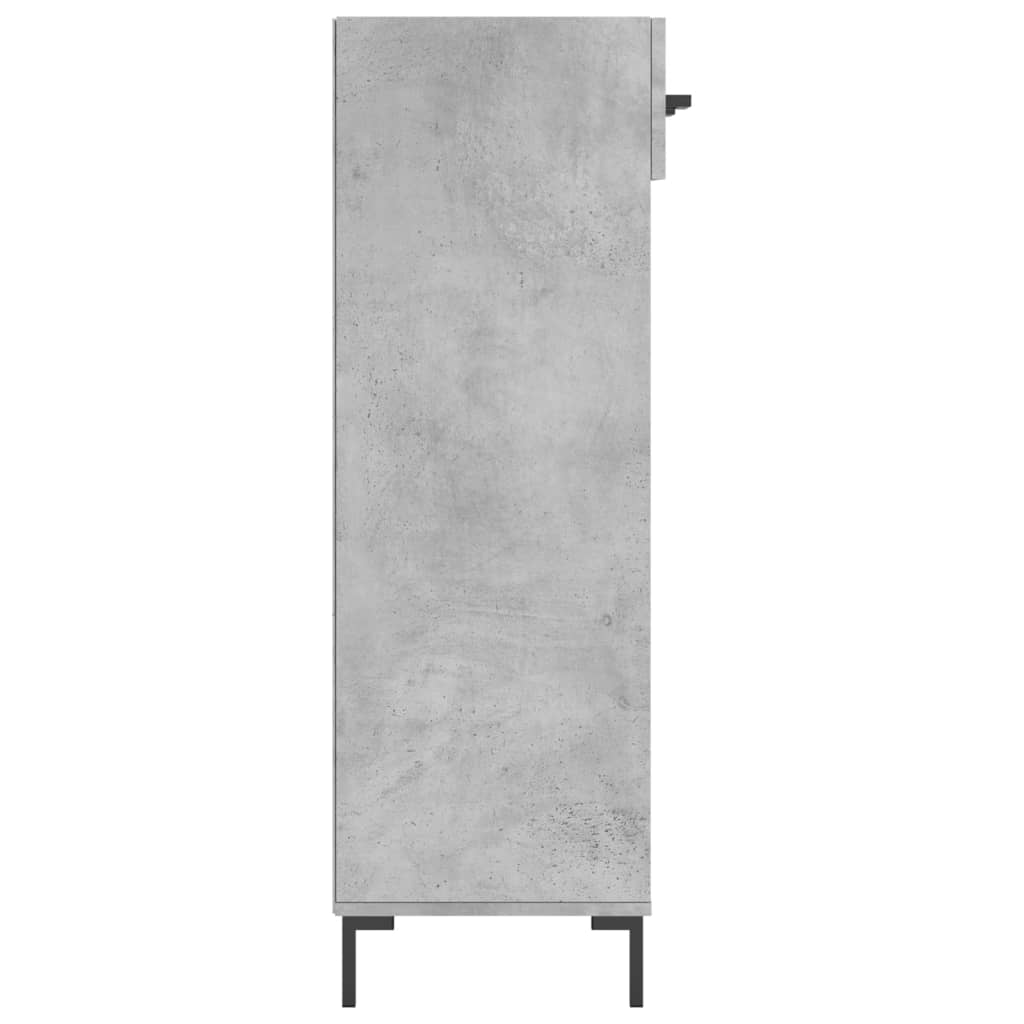 skoreol 60x35x105 cm konstrueret træ betongrå