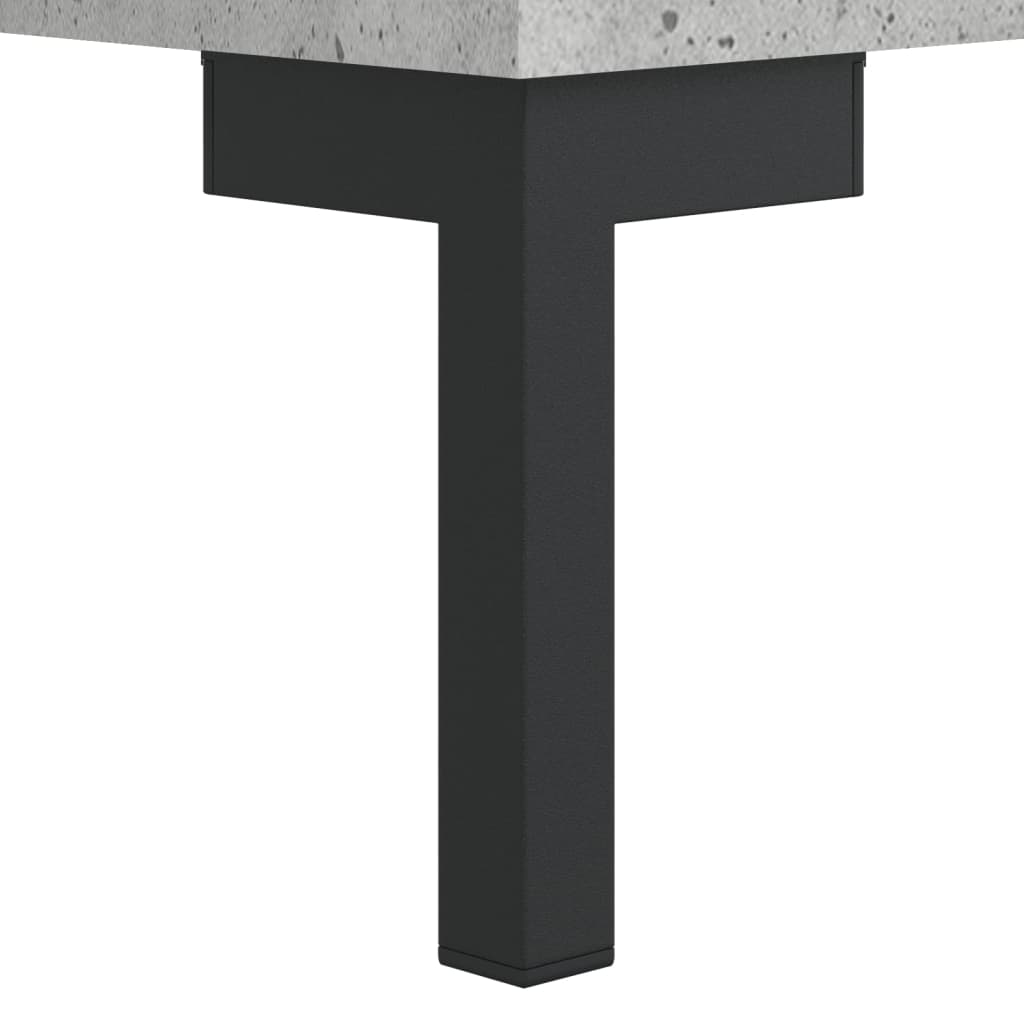 skoreol 60x35x105 cm konstrueret træ betongrå