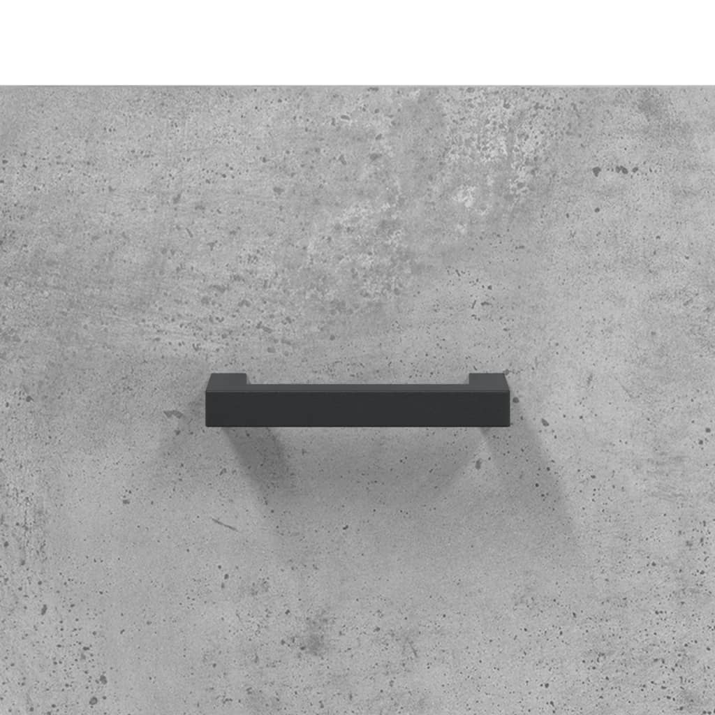skoreol 60x35x105 cm konstrueret træ betongrå