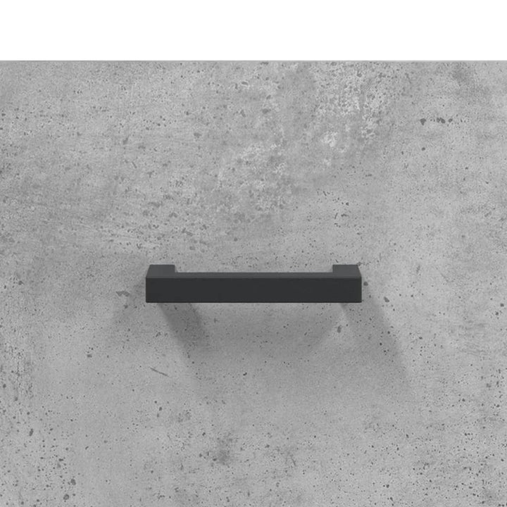 skoreol 60x35x105 cm konstrueret træ betongrå