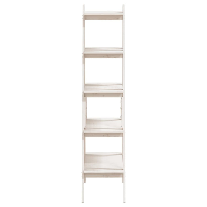A-formet reol med 5 hylder 110x40x180,5 cm massivt fyrretræ