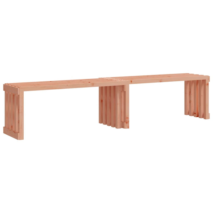 havebænk 212,5x40,5x45 cm udvideligt design massivt douglasgran