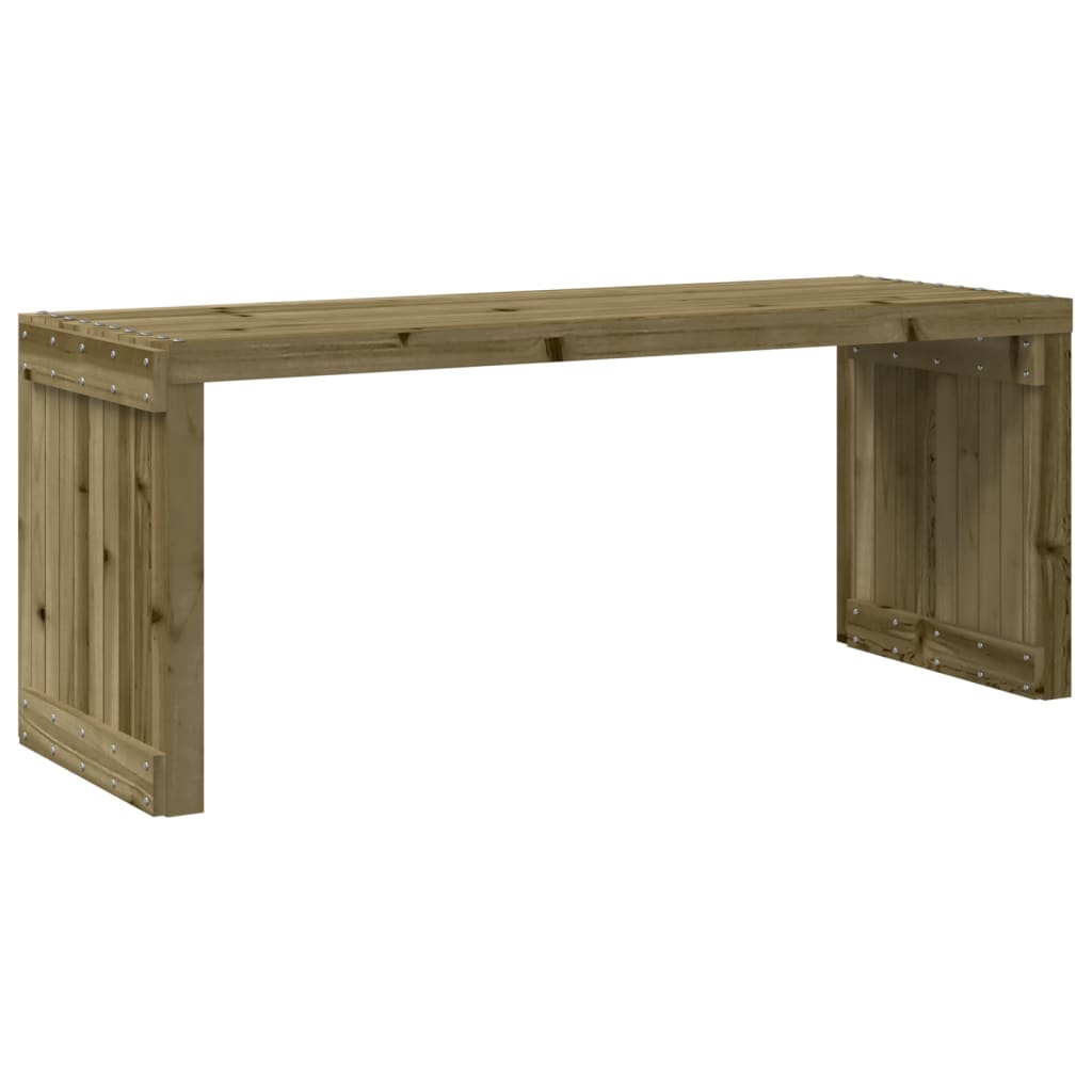 havebænk 212,5x40,5x45 cm udvideligt design imprægneret fyr