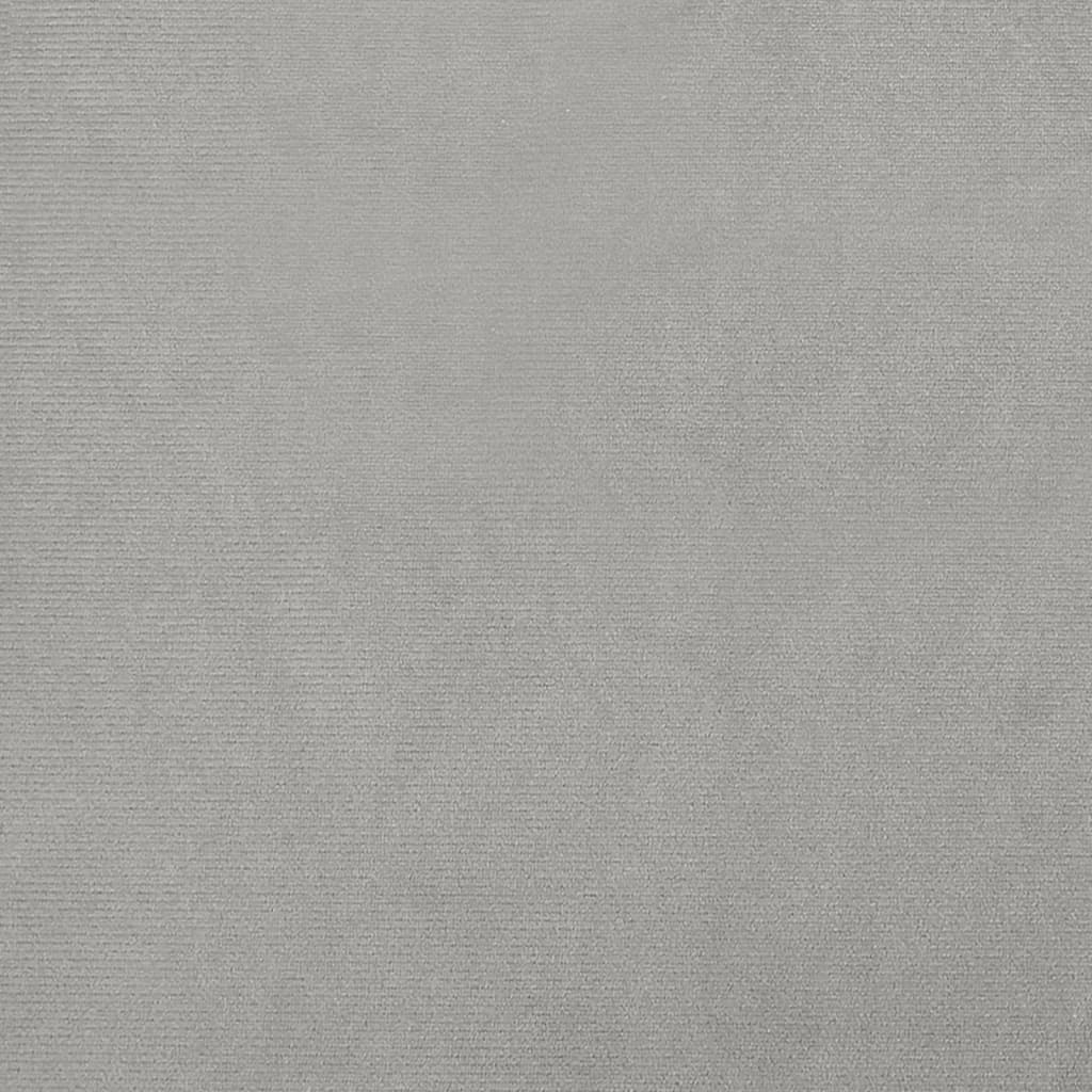 lænestol velour lysegrå