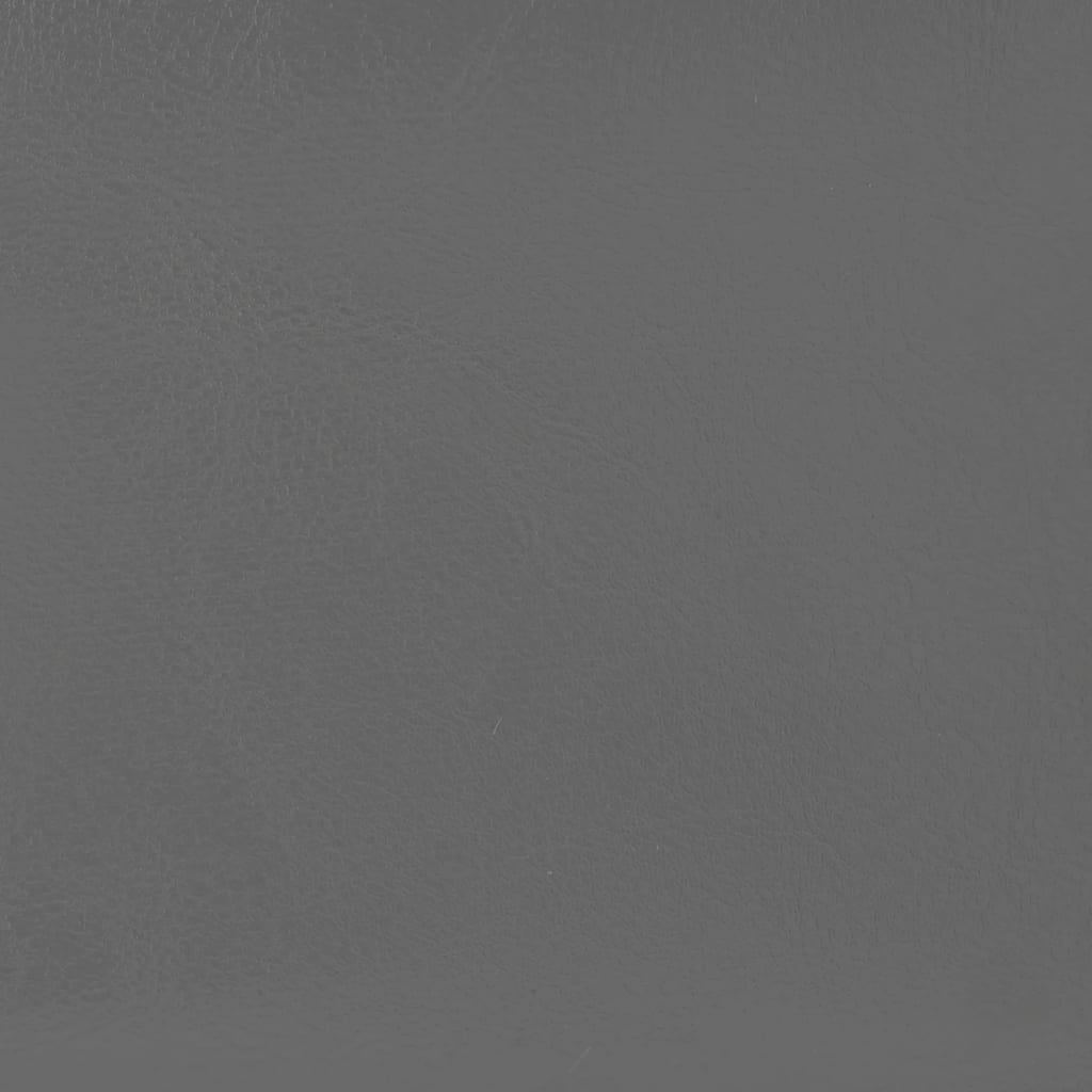 lænestol ægte læder grå