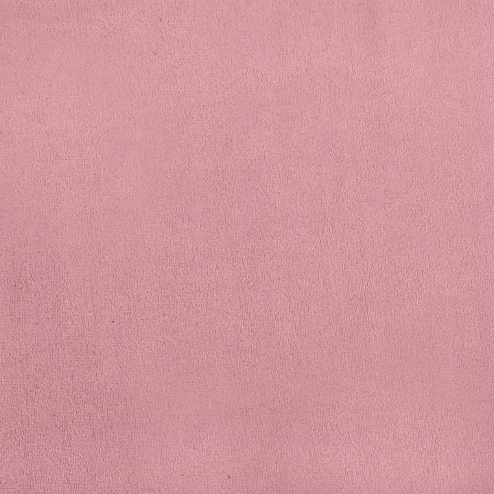 lænestol med fodskammel velour pink