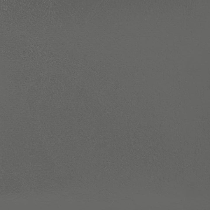 lænestol ægte læder grå