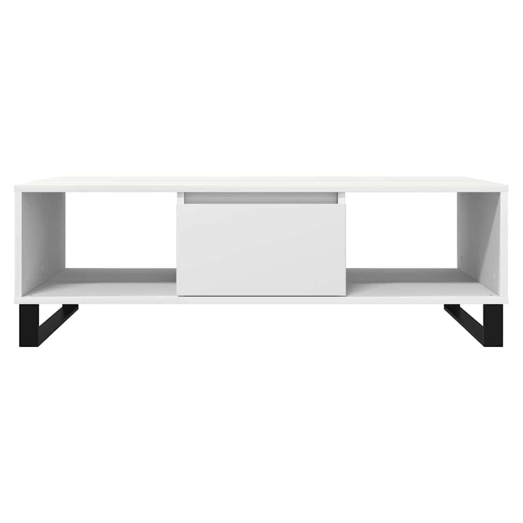 sofabord 104x60x35 cm konstrueret træ hvid