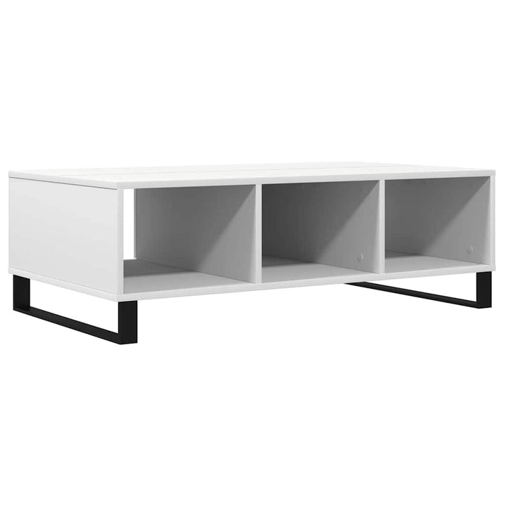 sofabord 104x60x35 cm konstrueret træ hvid