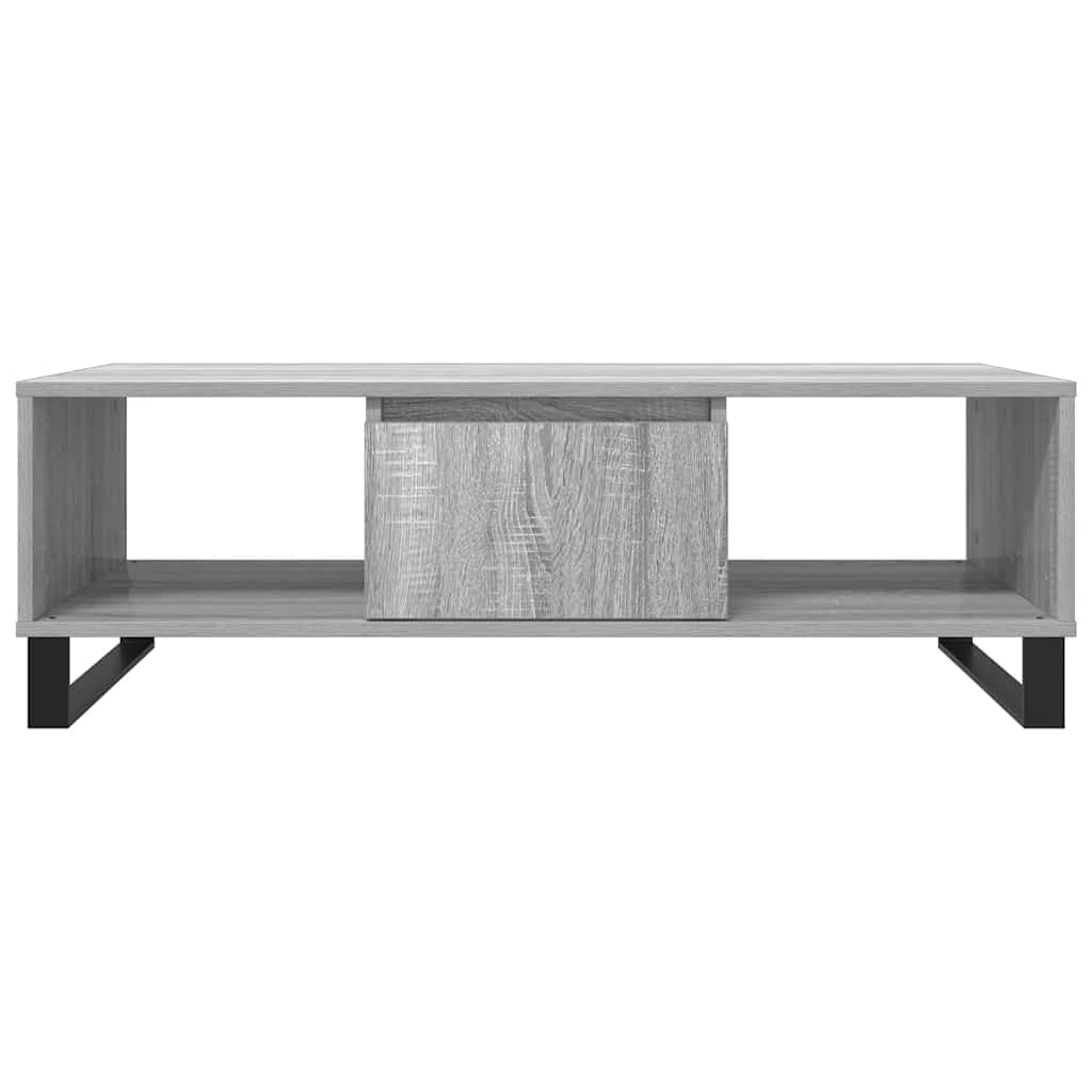 sofabord 104x60x35 cm konstrueret træ grå sonoma-eg