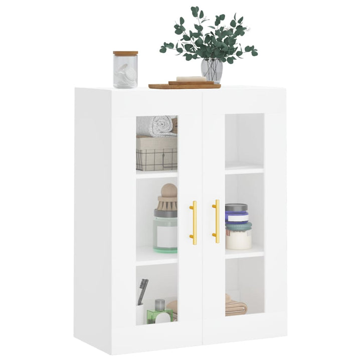 væghængt skab 69,5x34x90 cm hvid