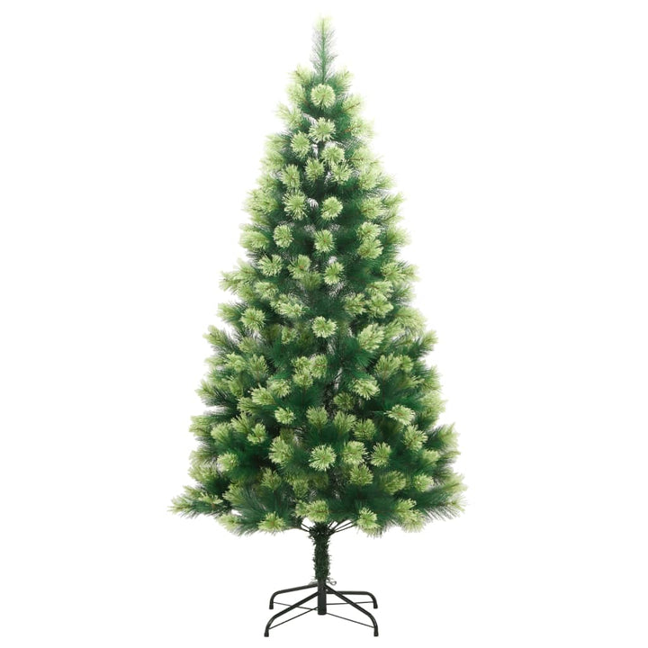 kunstigt juletræ med juletræsfod 240 cm hængslet