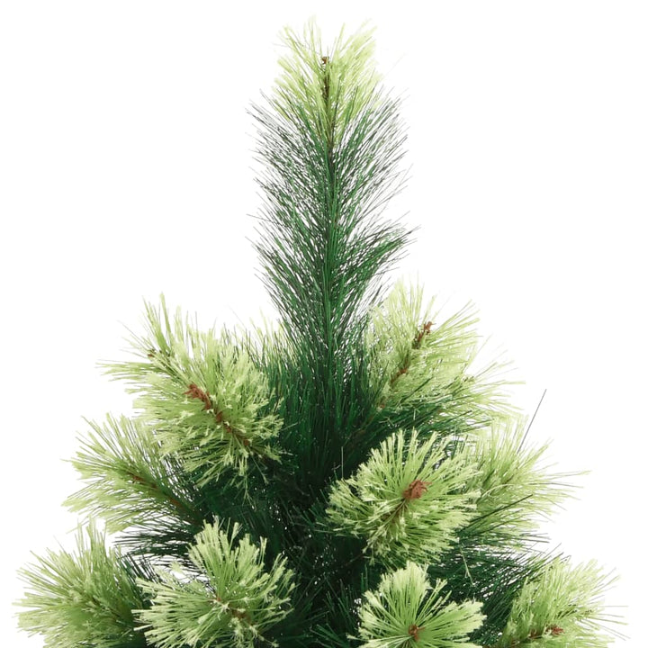 kunstigt juletræ med juletræsfod 240 cm hængslet