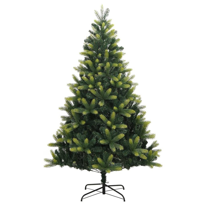 kunstigt juletræ med juletræsfod 240 cm hængslet