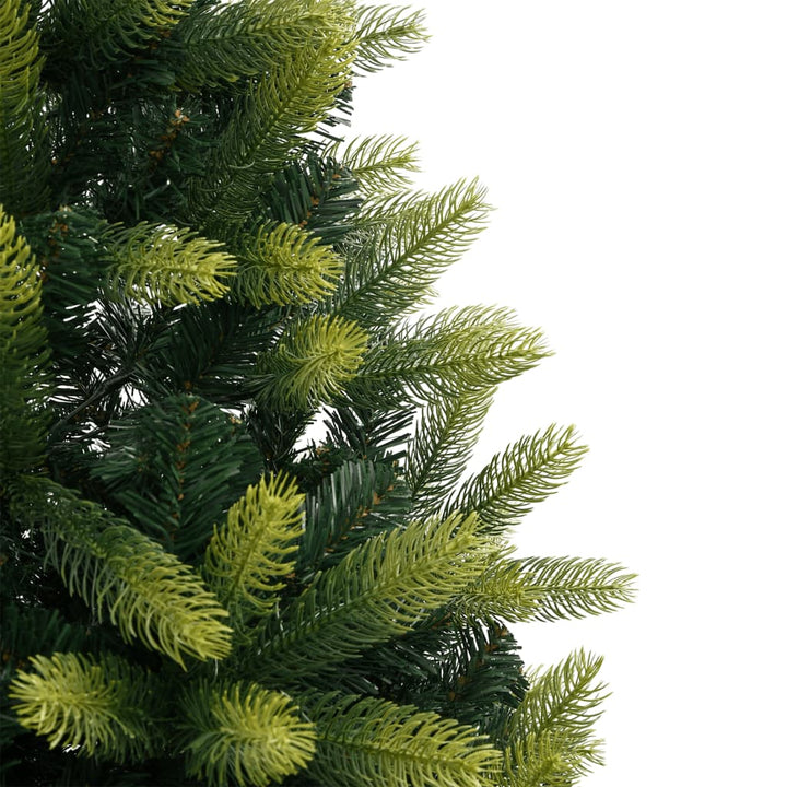 kunstigt juletræ med juletræsfod 240 cm hængslet