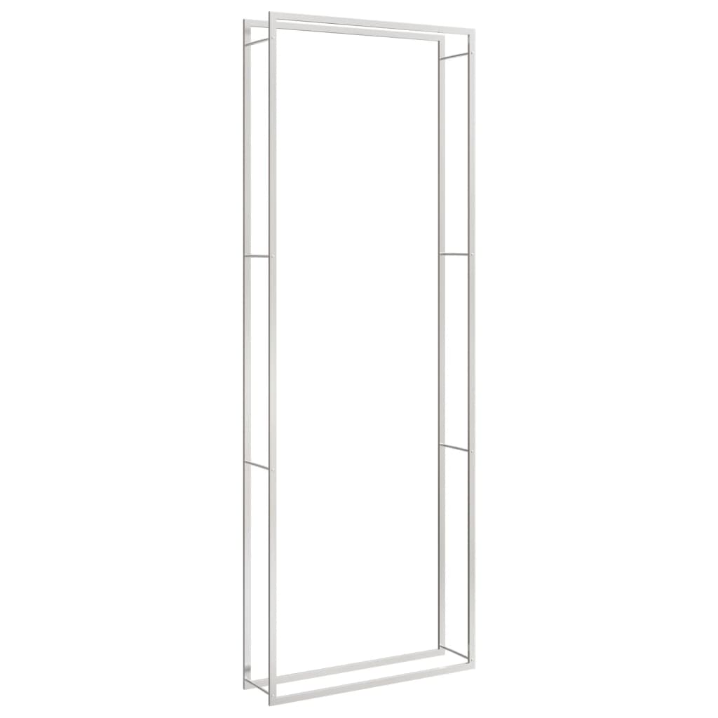 brændestativ 110x28x312 cm rustfrit stål