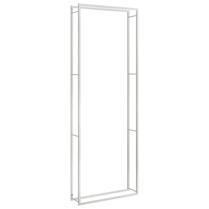 brændestativ 110x28x312 cm rustfrit stål