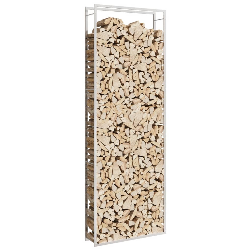 brændestativ 110x28x312 cm rustfrit stål