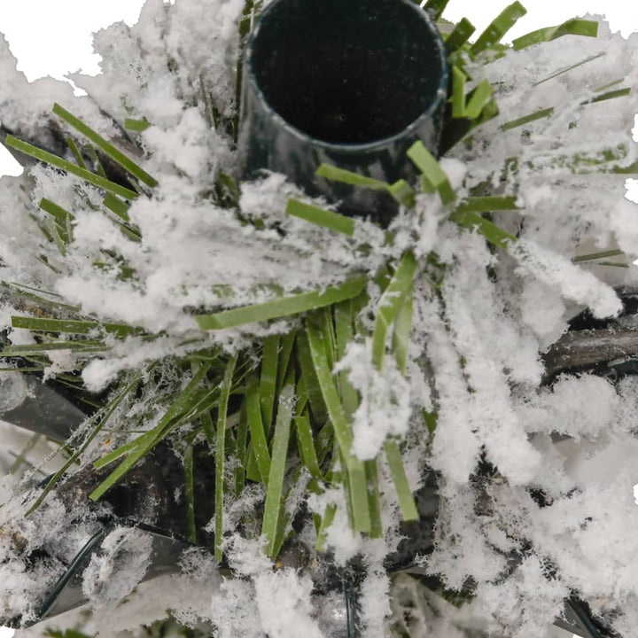 kunstigt juletræ med sne 270 cm hængslet